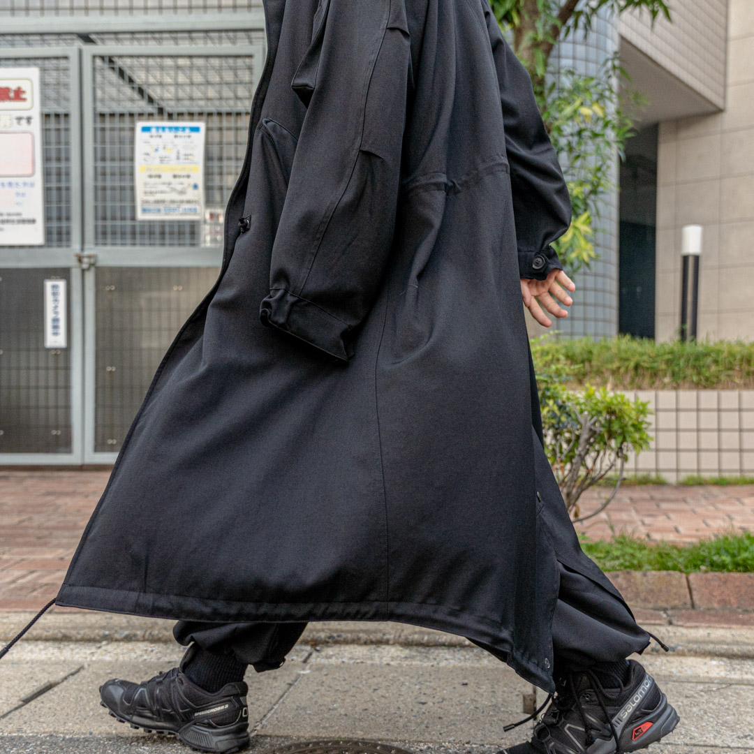 YOHJI YAMAMOTO ギャバジンモッズコート | HUES 福岡セレクトショップ