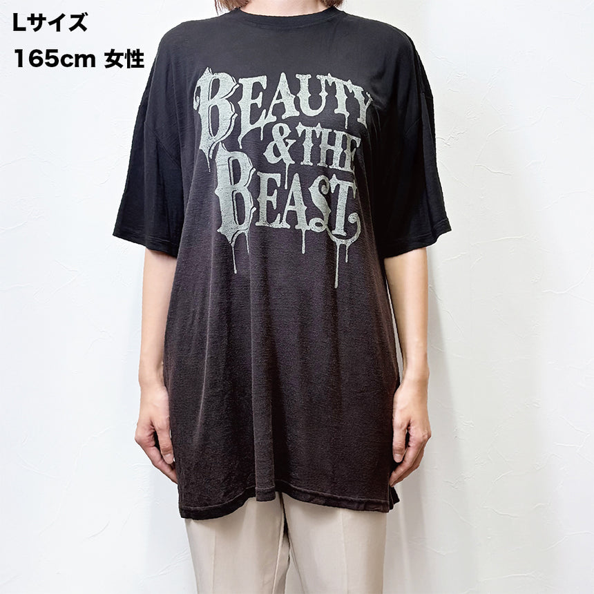 BEAUTY & THE BEAST T-SHIRT（BLACK） – HYDE ONLINE STORE