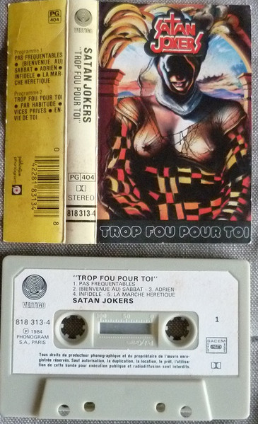 Satan Jokers – Trop Fou Pour Toi – Vinyl (LP, Album), 1984