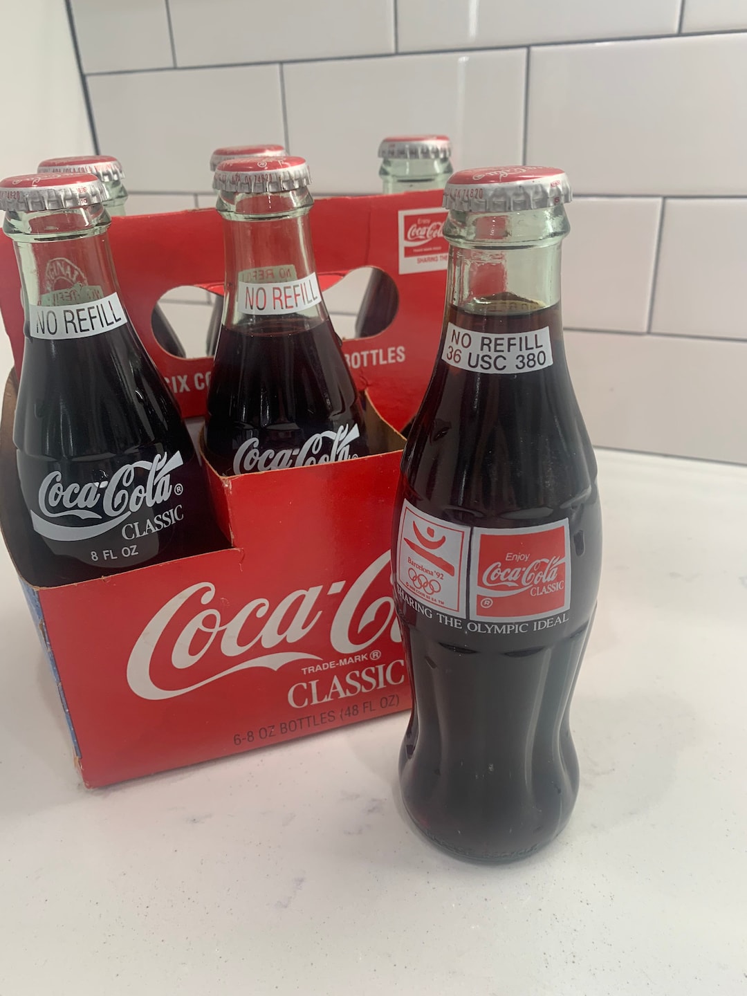 1992 Barcelona Olympics Full Coca-cola Six Pack - Etsy