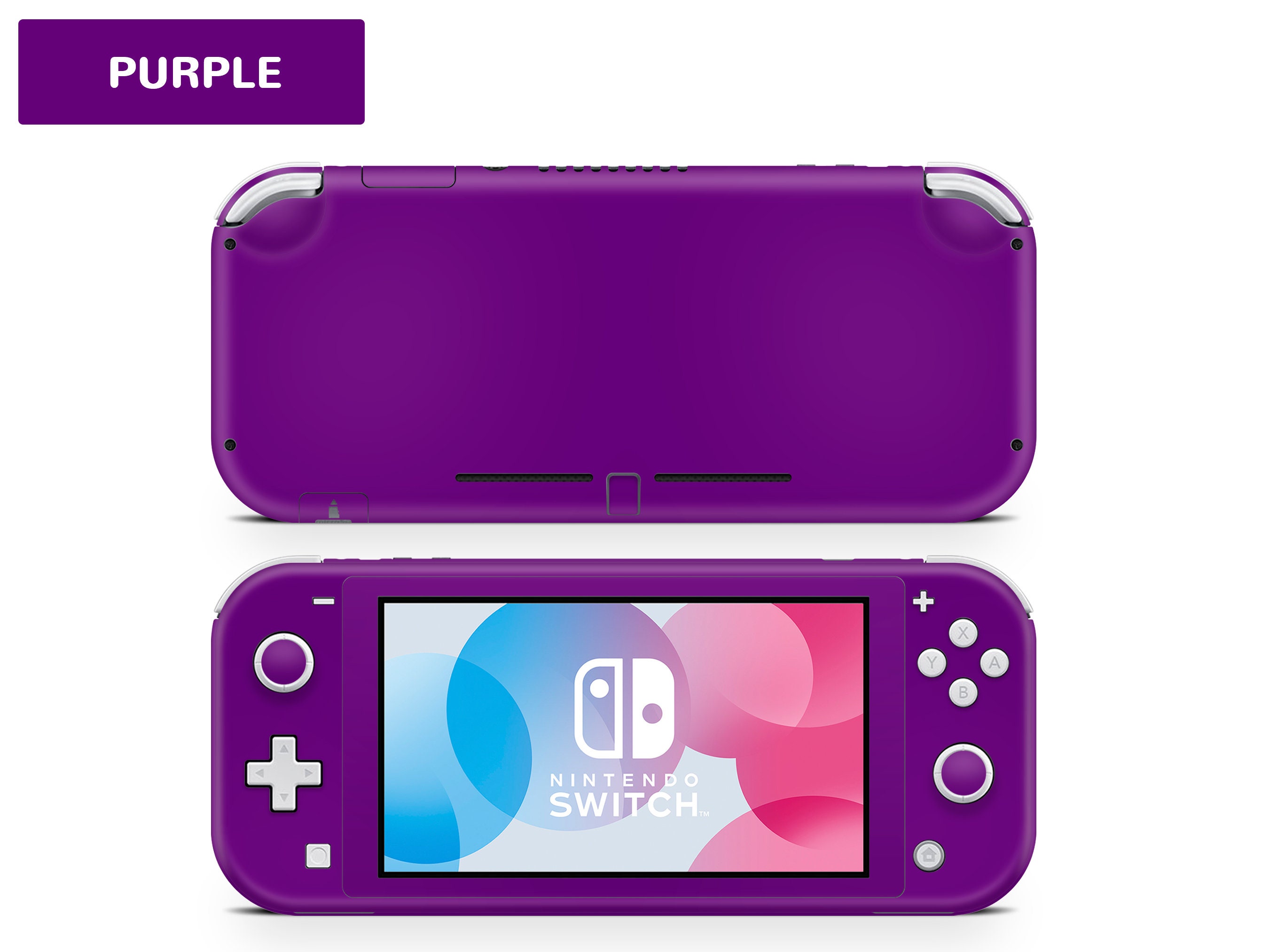 Solid Color Nintendo Switch Lite Skin: Full Wrap 3M Vinyl Cover - Etsy