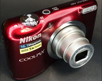 Nikon COOLPIX L820 16.0MP Digital Camera Red - Etsy