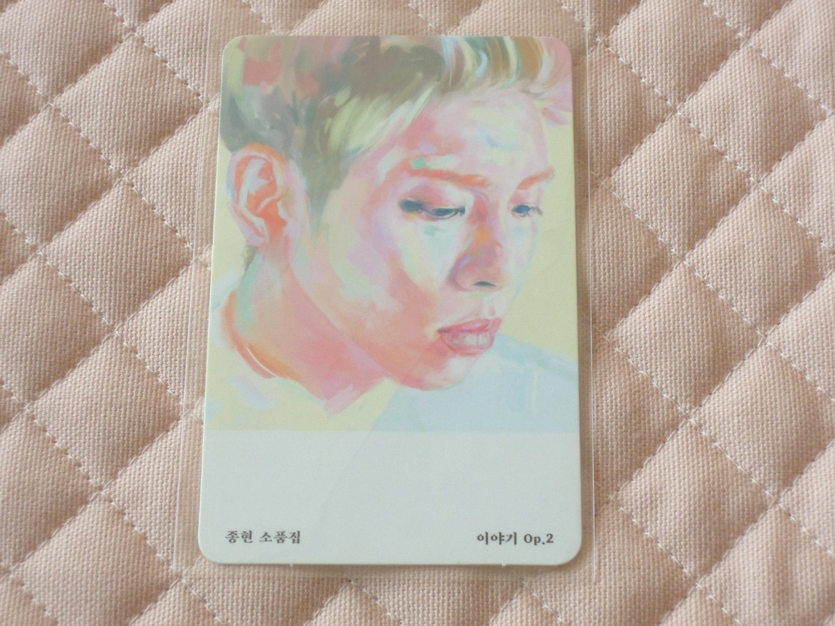 SHINee Jonghyun The Collection : Story Op.2 Photocard Lonely *READ