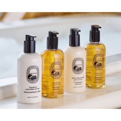4pc Diptyque Philosykos Shampoo Conditioner Body Lotion cream