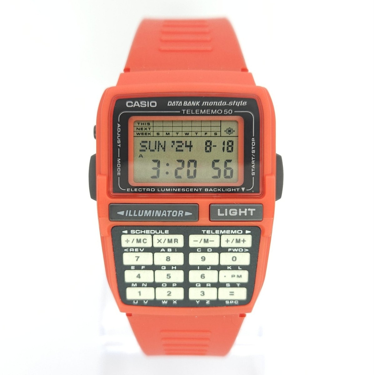 NOS CASIO DBC-63MS-7T MONDO STYLE DATA BANK CALCULATOR VINTAGE