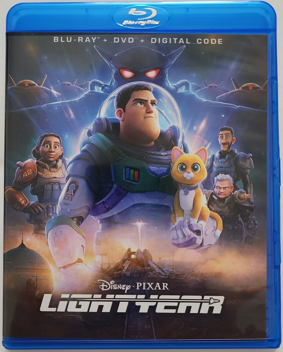 DISNEY PIXAR LIGHTYEAR BLU RAY + DVD 2 DISC SET FREE SHIPPING