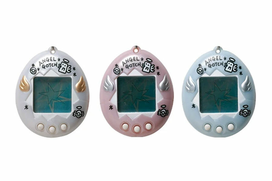 Tamagotchi Angel Gotch BANDAI White Pink Silver New TMGC Japan