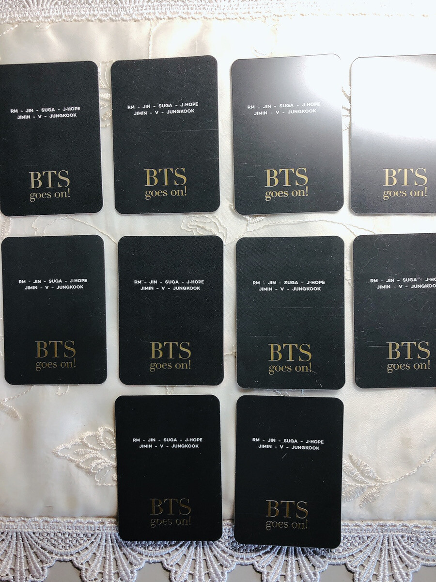 BTS Dicon vol.10 BTS goes on Deluxe Edition Official Photocard