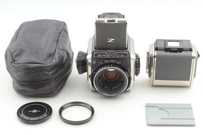 N MINT] Zenza BRONICA S2 6x6 Film Camera + Nikkor-P 75mm f2.8 Lens