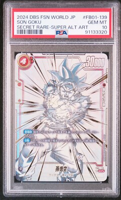 PSA 10 Son Goku FB01-139 Super Alt Art SCR Awakened Pulse Fusion