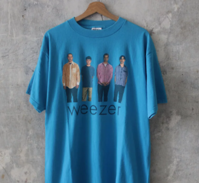 Weezer - Blue Album 1994 Rock Music Tshirt | eBay
