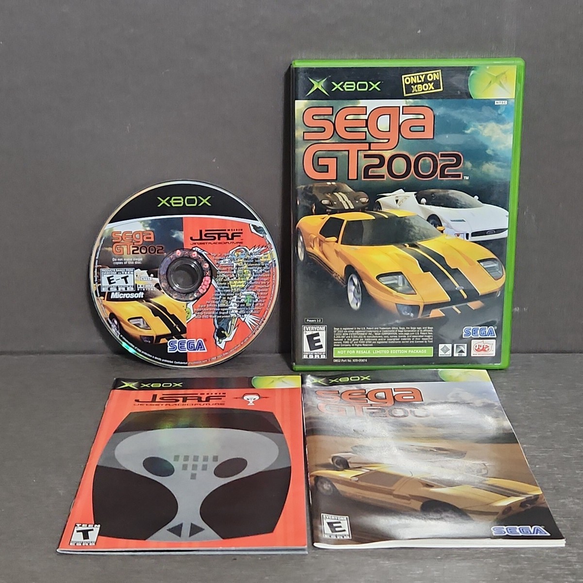 JSRF Jet Set Radio Future Sega GT 2002 Combo XBOX Game CIB | eBay