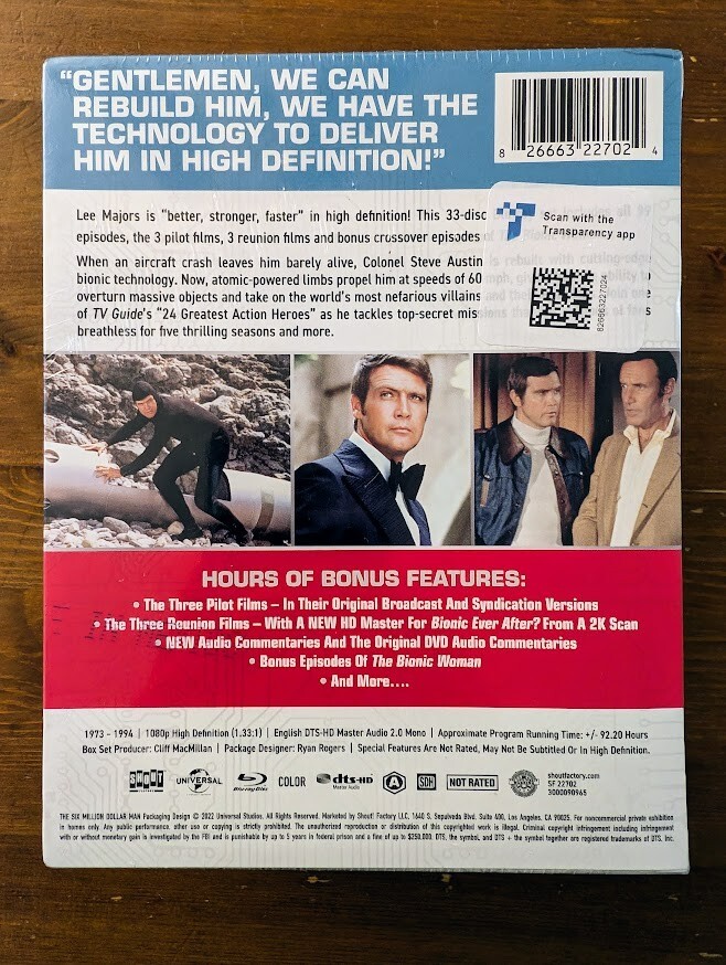 The Six Million Dollar Man: The Complete Series [Blu-ray