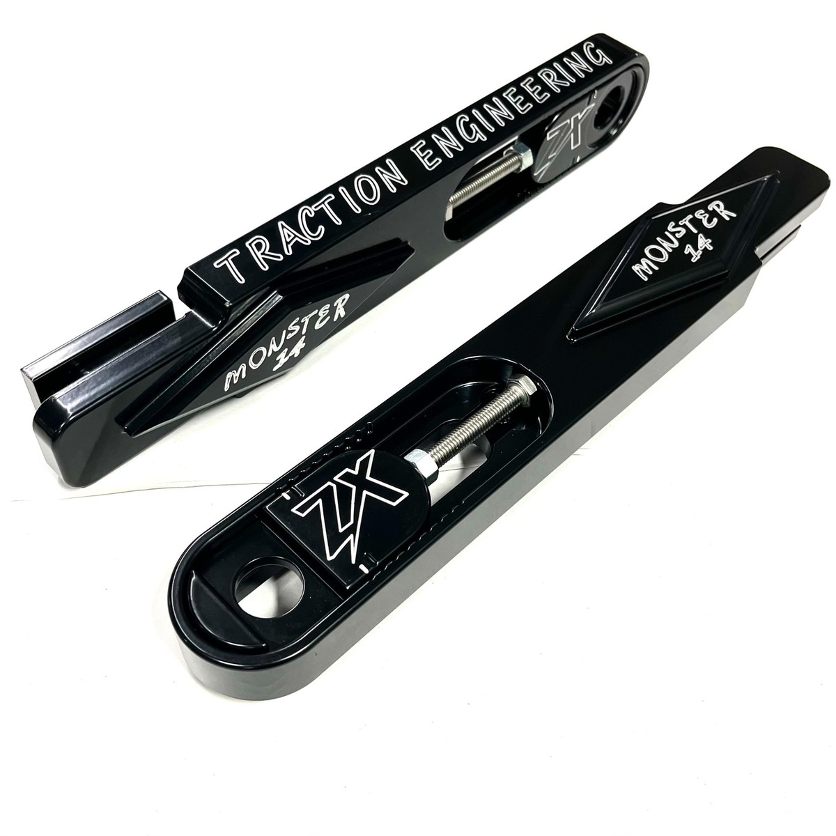 MONSTER BLACK ZX SWINGARM EXTENSIONS 9-14