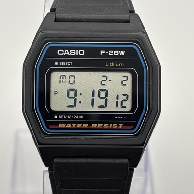 Vintage RARE Casio F-28w (1156) Retro Watch Runs Battery Kca5 for