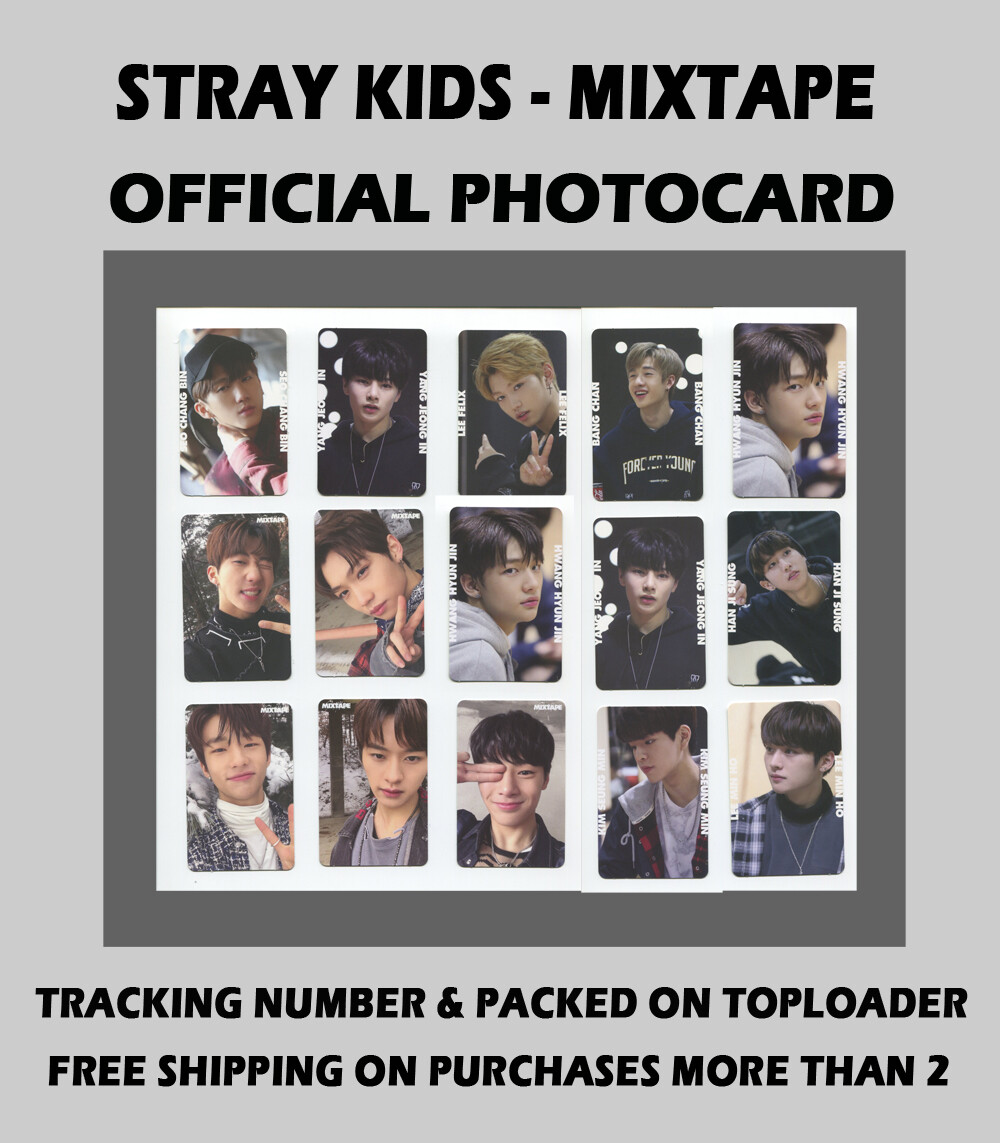 STRAY KIDS [MIXTAPE] Debut Album OFFICIAL PHOTOCARD | eBay