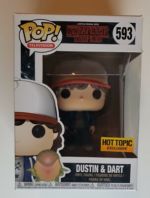 Funko Pop! Stranger Things Dustin & Dart #593 Hot Topic Exclusive