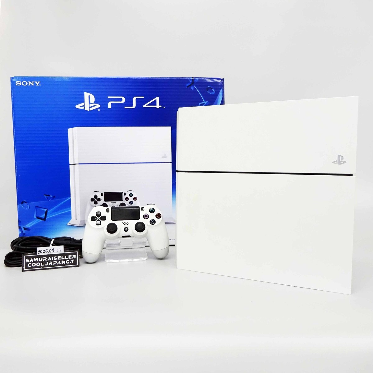 Sony PS4 PlayStation 4 500GB Glacier White CUH-1200A with