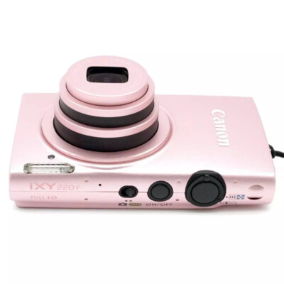 Canon IXY 220F Pink 16.1 MP Compact Digital Camera English