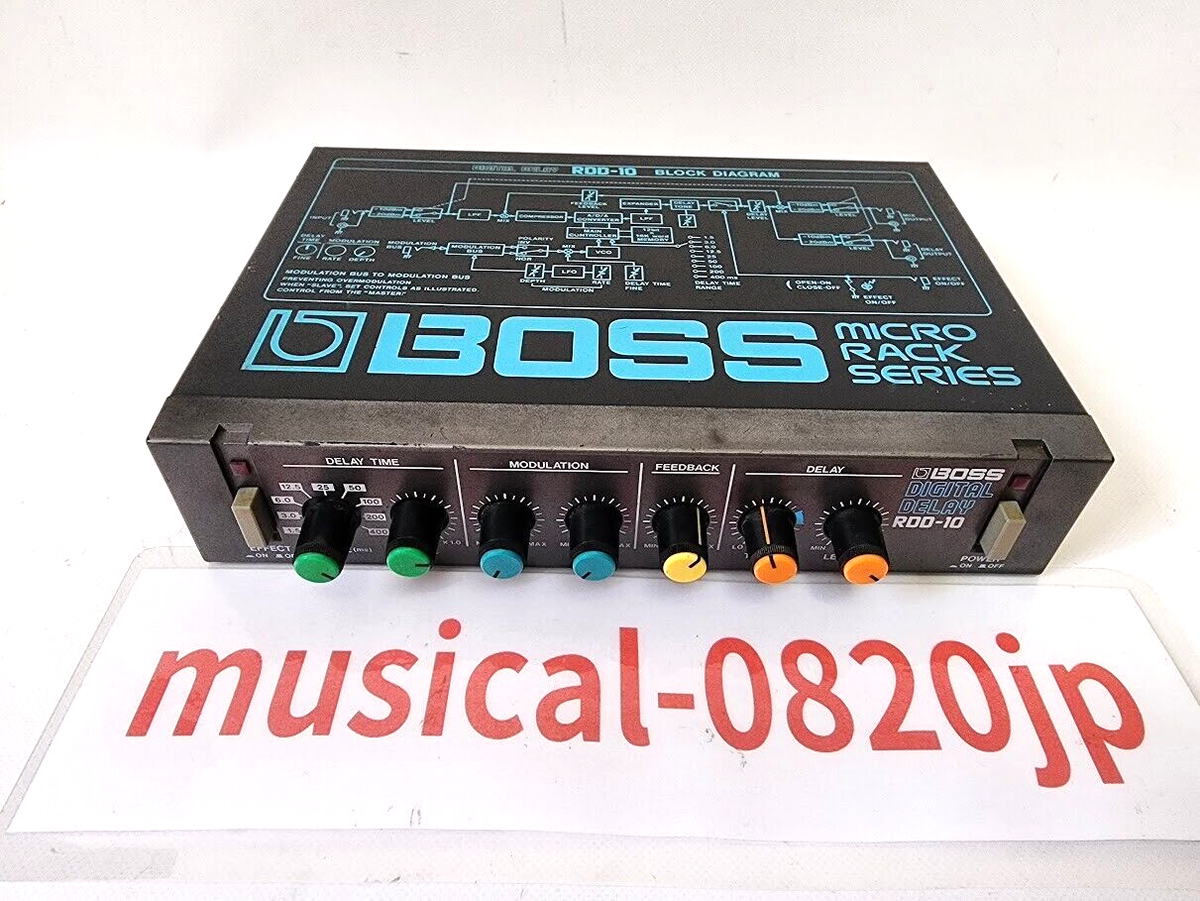 BOSS RDD-10 Digital Delay Micro Rack Guitar Effects | eBay