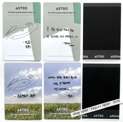ASTRO MOONBIN Dream Part 02 Wish Wind ver. Polaroid Photocard