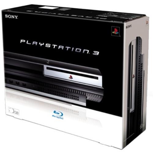 Sony PlayStation 3 PS3 60GB Video Game Console Black Boxed