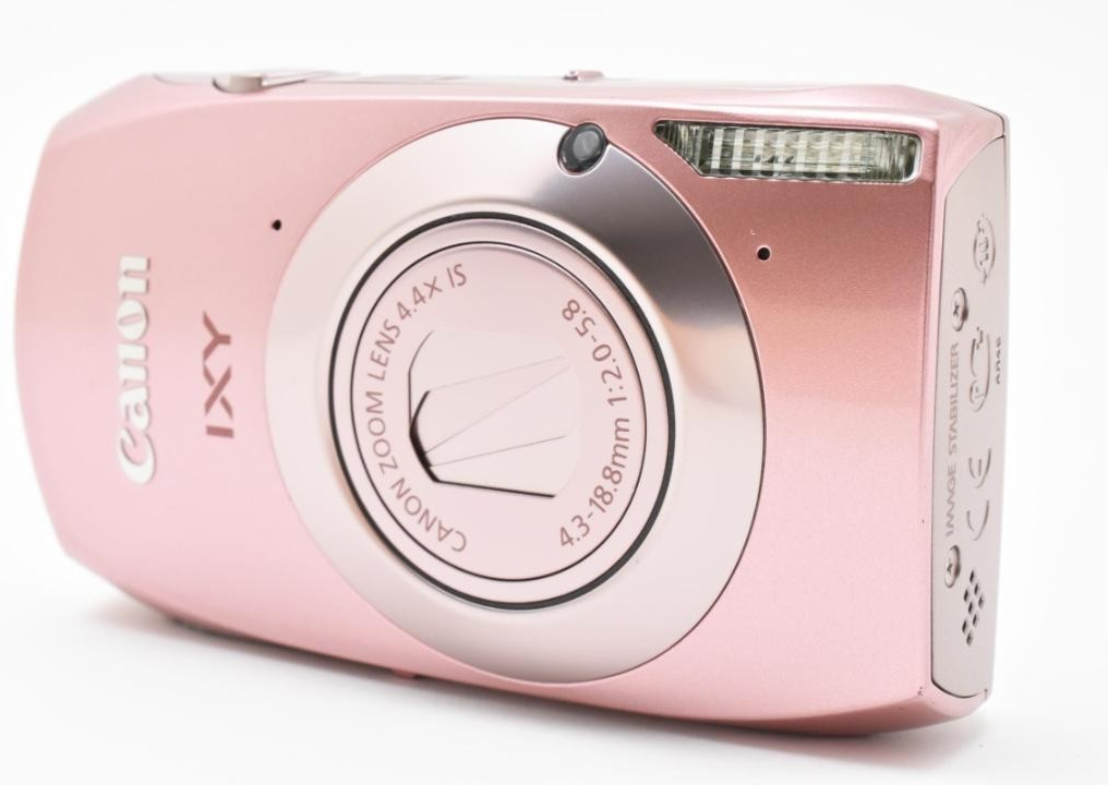 Canon IXY 32S Pink 12.1 MP 4.4x Zoom Compact Digital Camera w