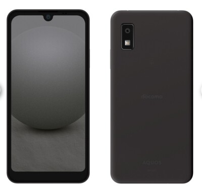 sharp aquos wish 3 Black SH-53D Smartphone Docomo Unlocked 64GB