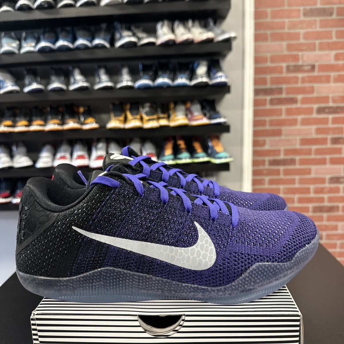 NEW AUTHENTIC 822675 510 Nike Kobe 11 Elite Low Eulogy Hyper Grape
