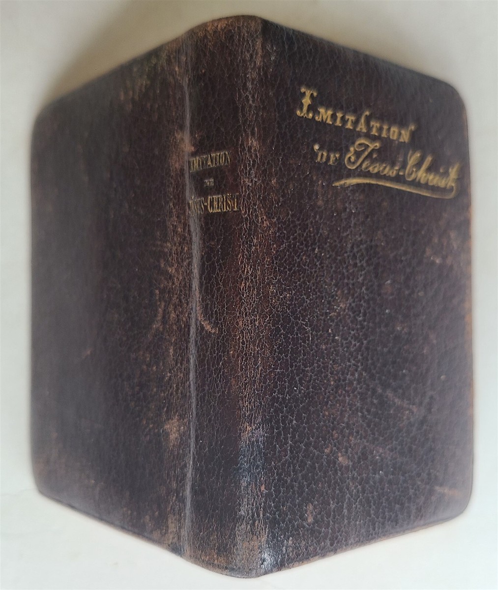 1882 L'IMITATION de JESUS CHRIST in FRENCH antique | eBay