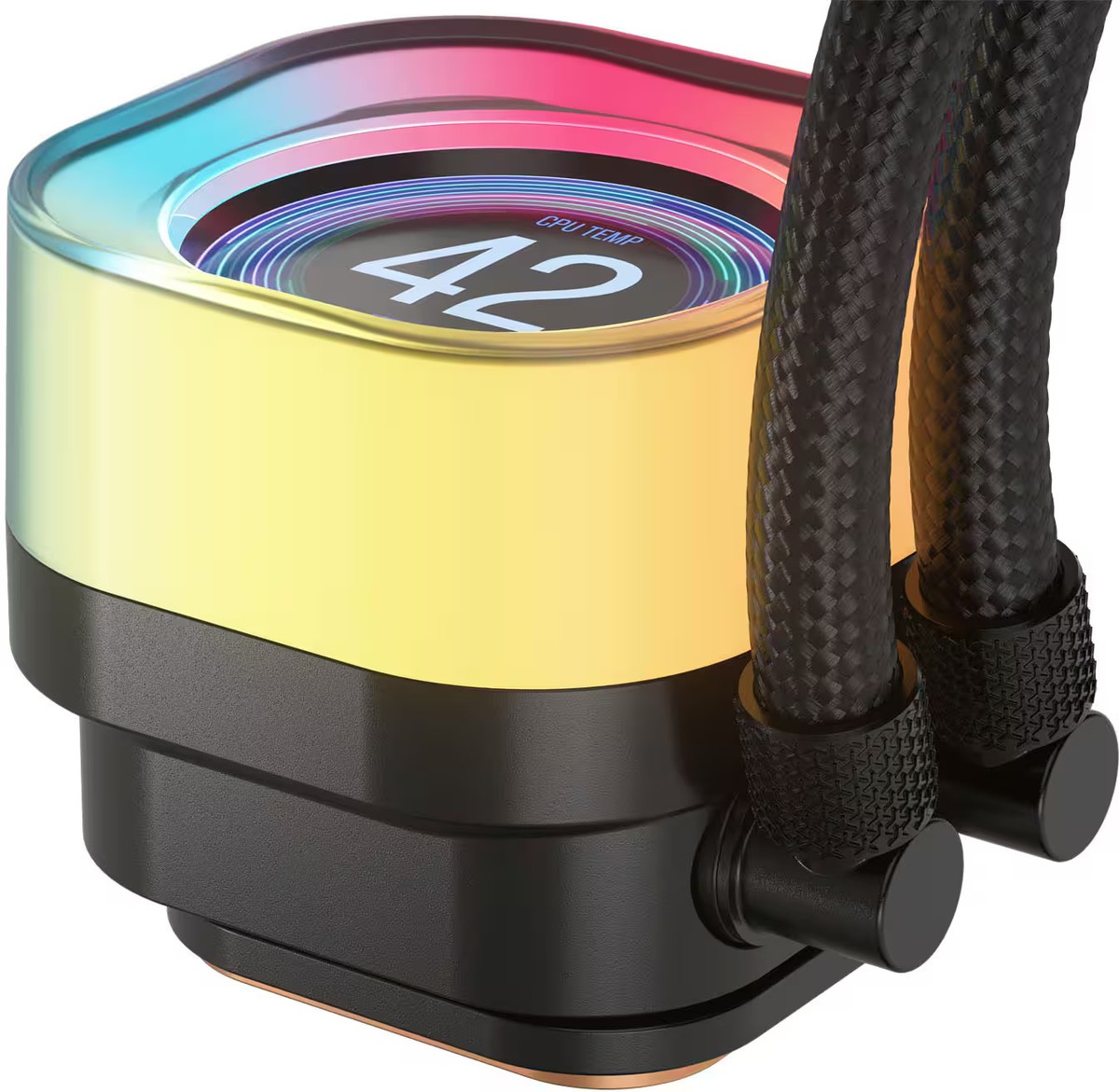 CORSAIR - iCUE LINK TITAN 360 RX LCD Liquid CPU Cooler - Black | eBay