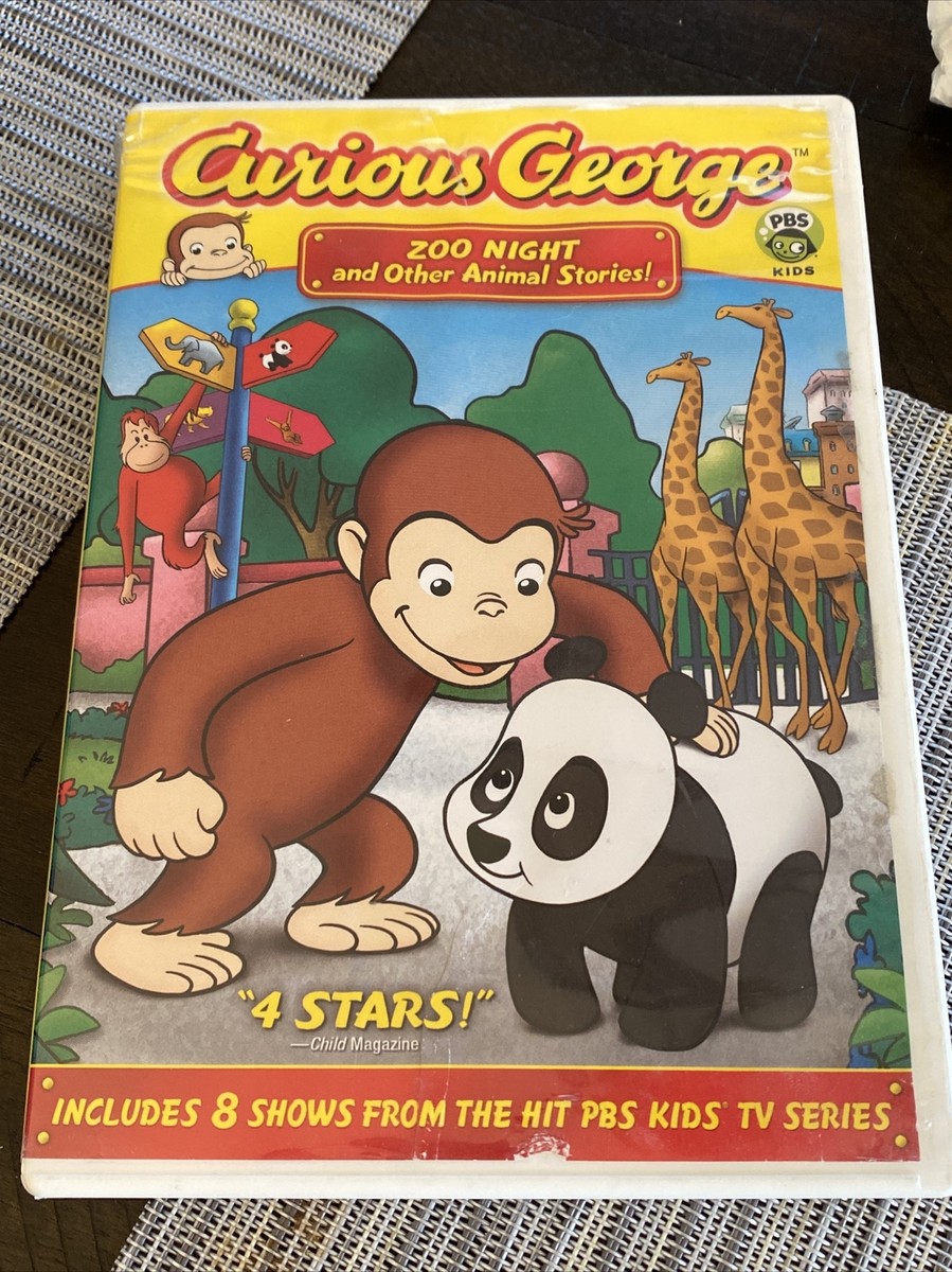 Curious George: Zoo Night and Other Animal Stories (DVD, 2007