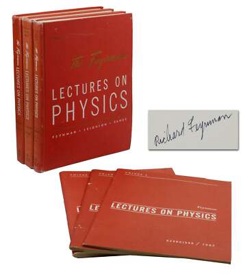 The Feynman Lectures on Physics ~ SIGNED by RICHARD FEYNMAN