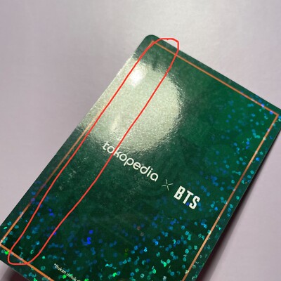BTS Tokopedia 1ST Event JUNGKOOK Rare HOLO Holographic PC