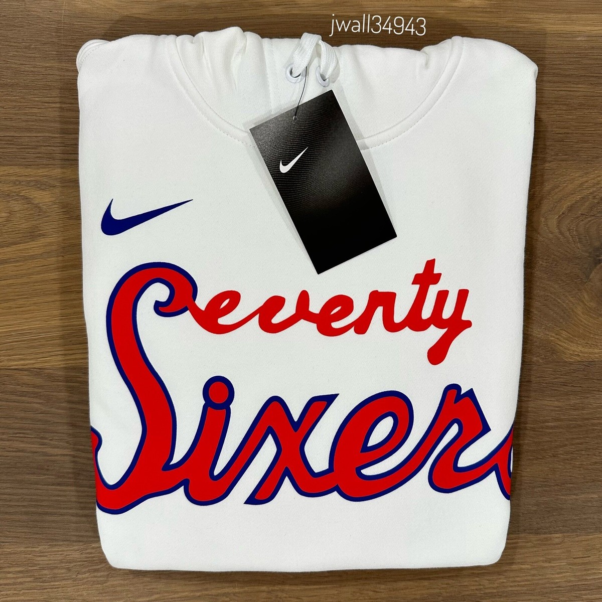 AUTHENTIC Nike Philadelphia 76ers Men's NBA City Edition Hoodie