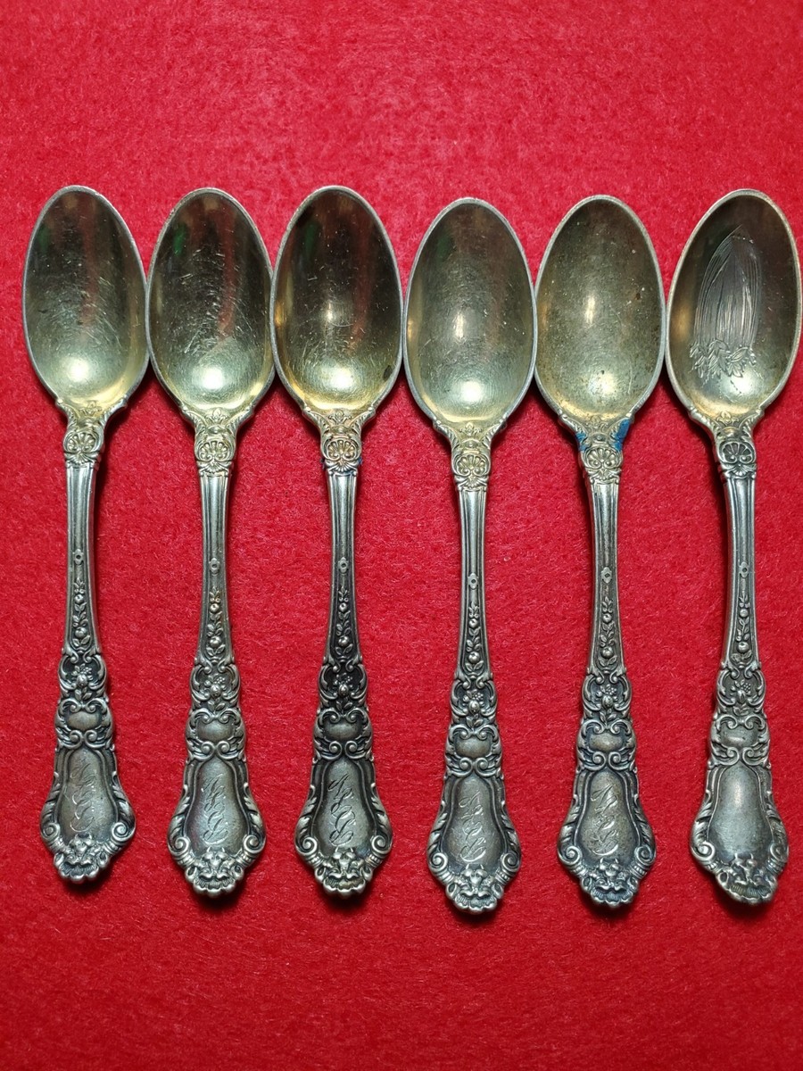 Antique patent 1898 Gorham Lions Head Sterling Silver Coffee demi