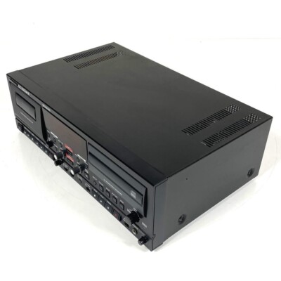 Tascam CC-222 MKII Analog CD Recorder / Cassette Deck Black Good
