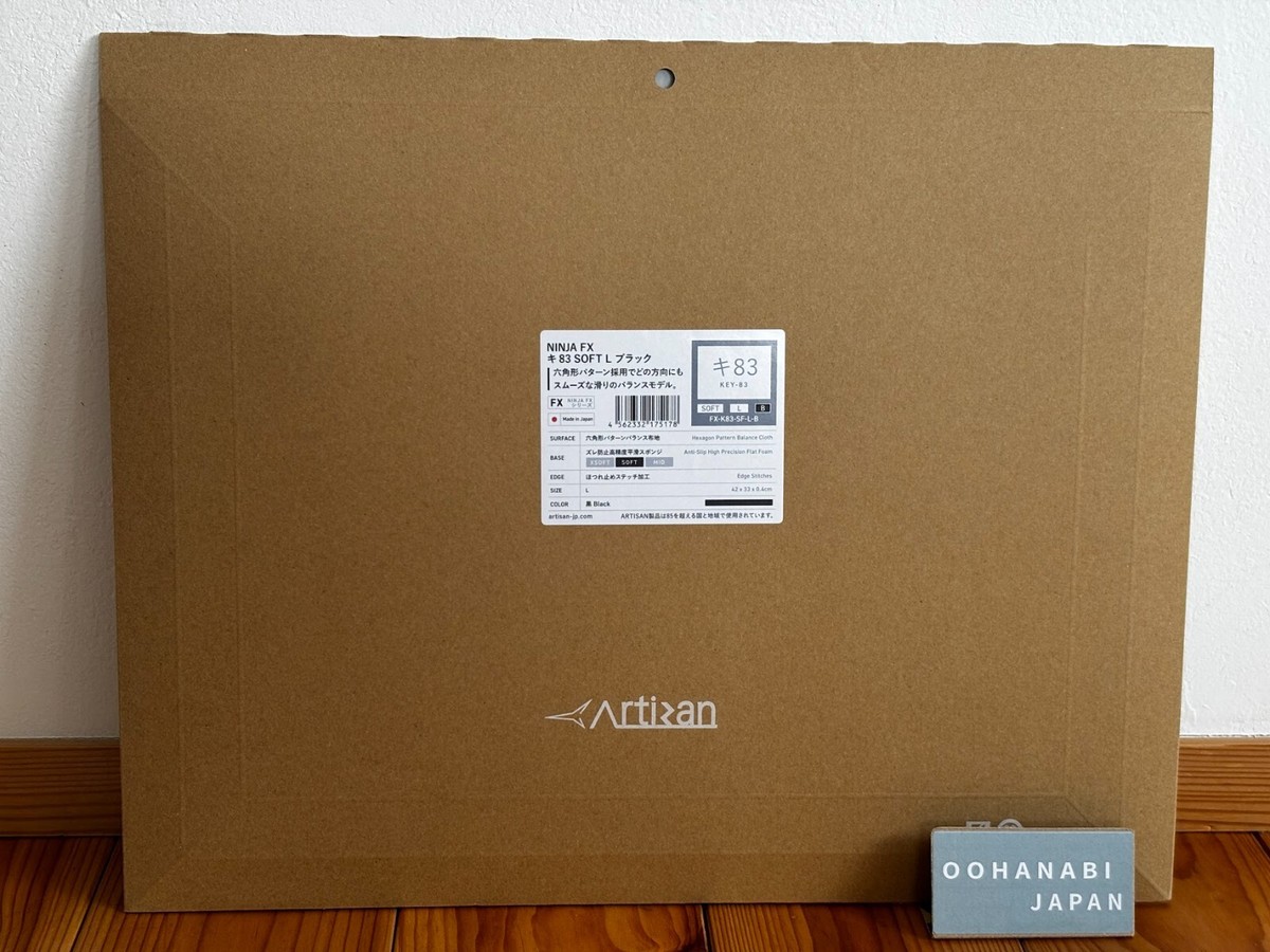 ARTISAN NINJA FX KI83 Key83 83 Gaming Mouse Pad XSOFT/SOFT/MID M/L