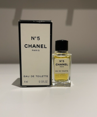 CHANEL N°5 edt 4ml/0.13 floz. Miniature Bottle • New In Box | eBay
