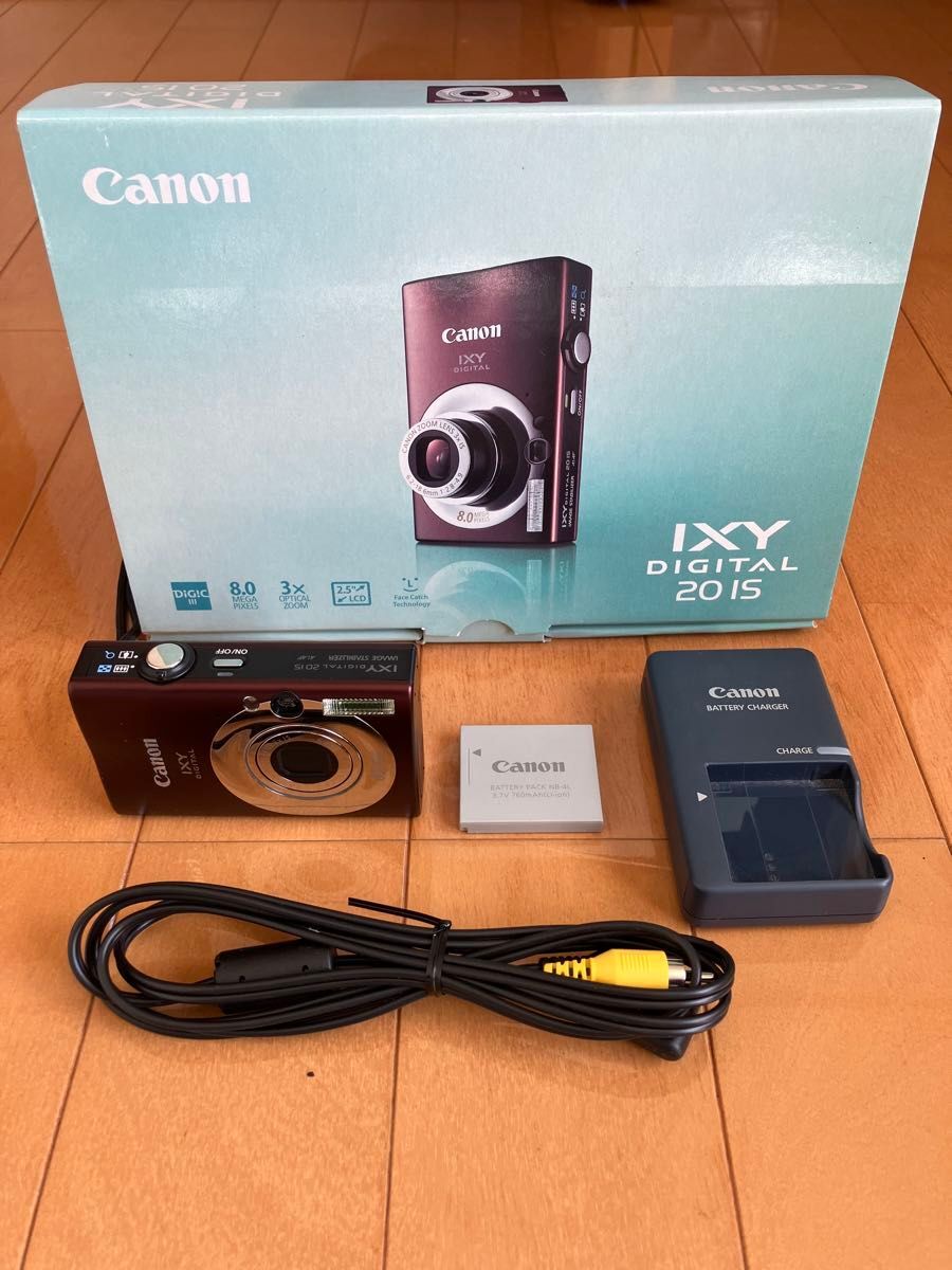 Canon IXY DIGITAL 20 IS brown English Language compact digital