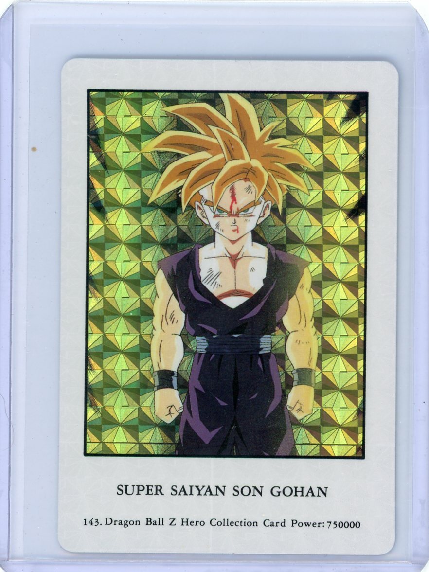 Dragon Ball Z Hero Collection Card 143 Super Saiyan Son Gohan FOIL