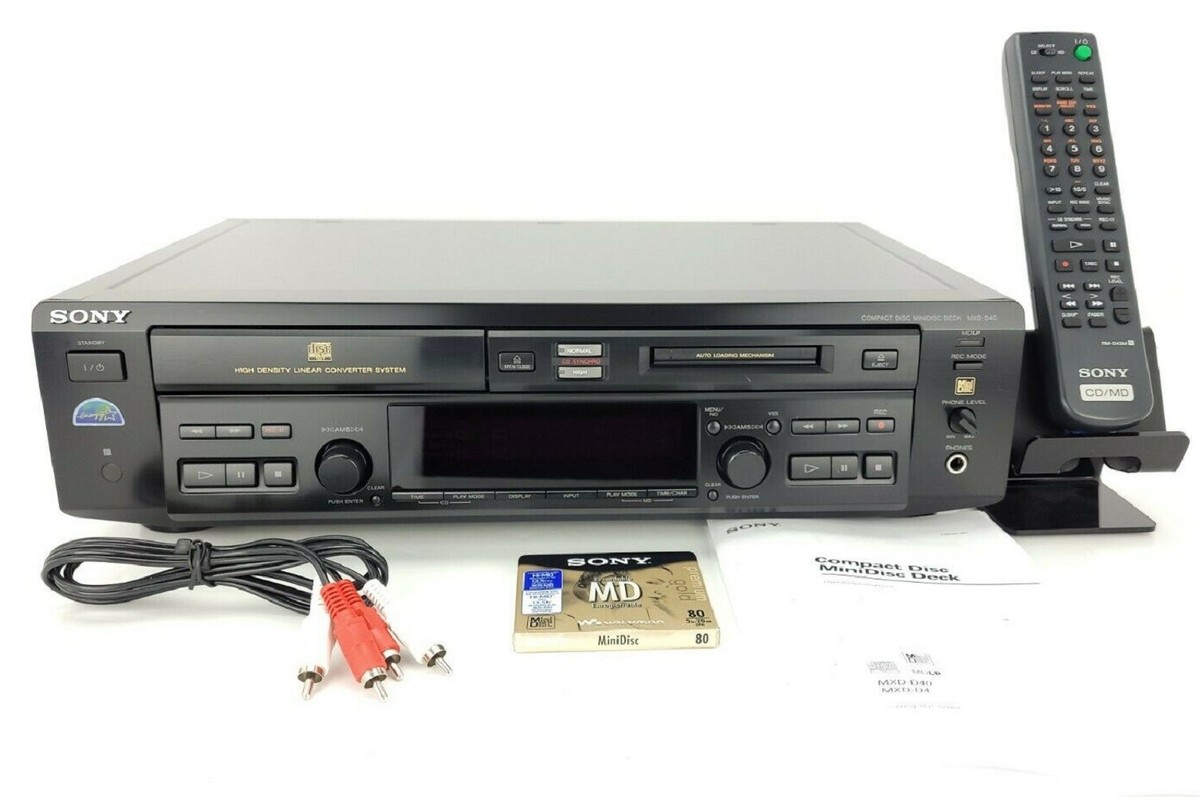 Sony MXD-D40 CD to MiniDisc MD Recorder Player Deck w/ Remote