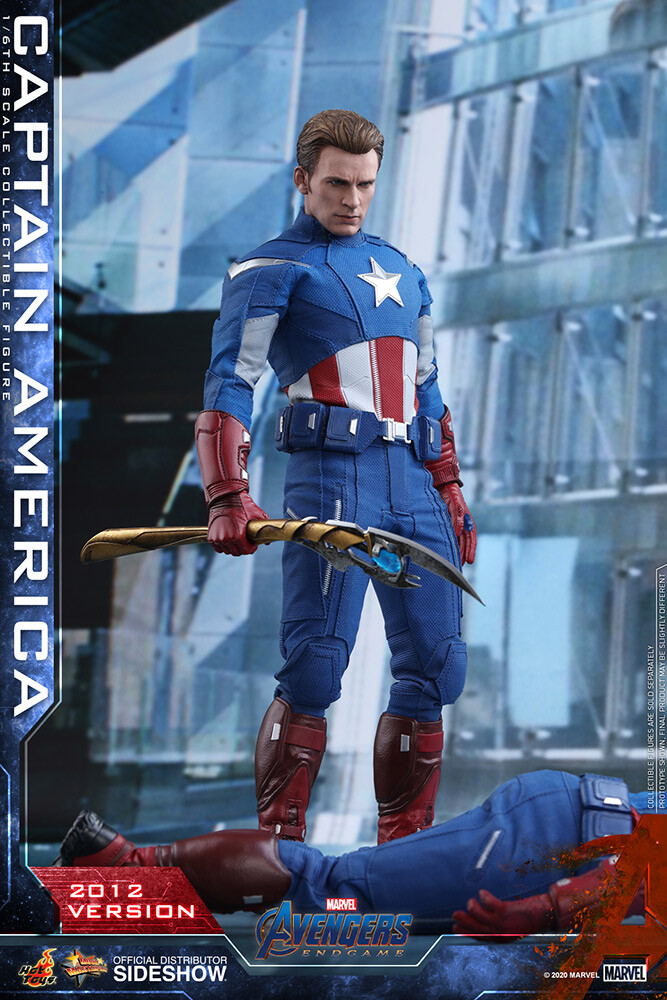 1/6 Avengers Endgame Captain America 2012 Version Hot Toys 904929