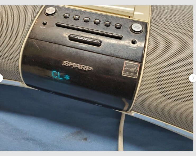 Sharp i-Elegance Music System for iPod DK-A1 Alarm Clock Dock