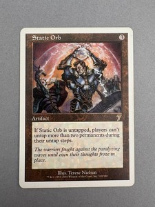 MTG 静態の宝珠/Static Orb(7ED)Foil Static Orb · Seventh Edition