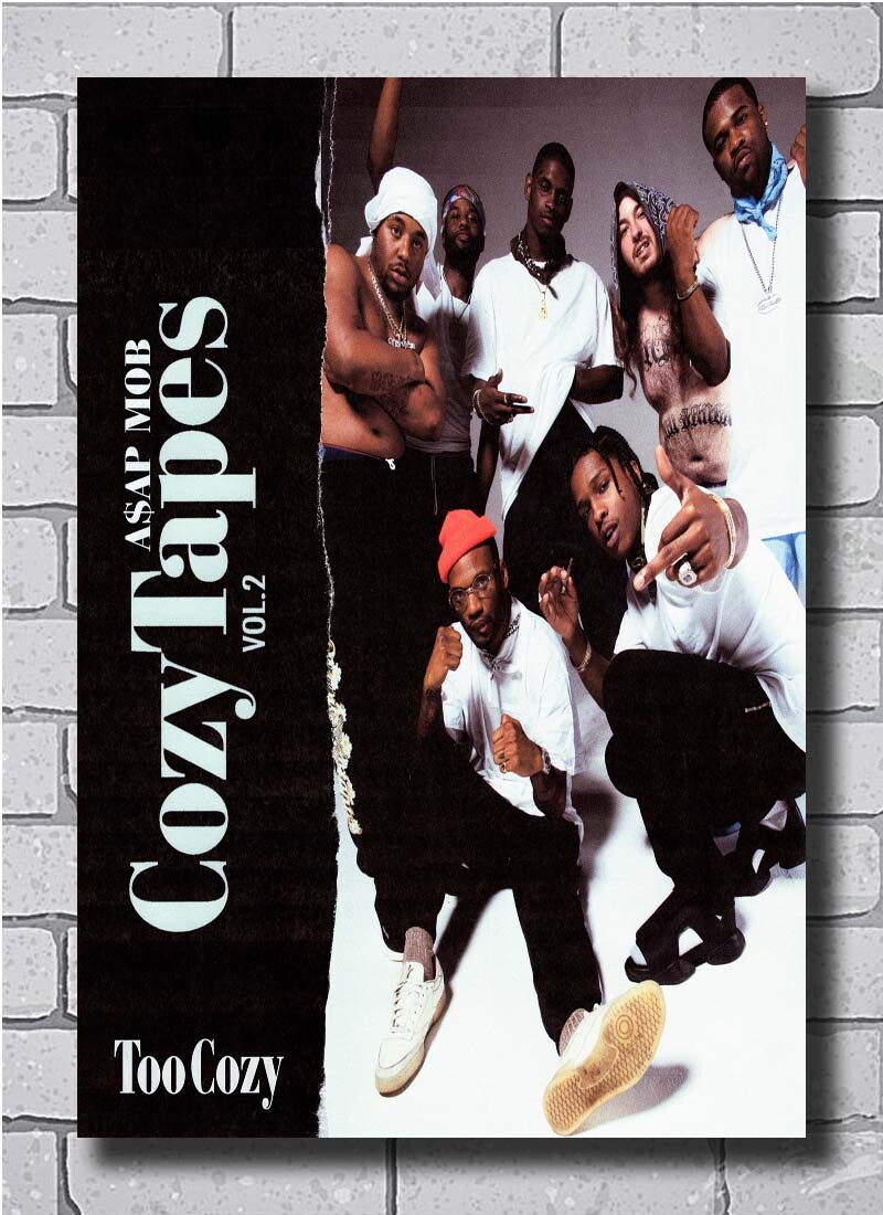Asap Mob Cozy Tapes 2020 Rap Album Singer Poster Fabric 36 27x40 B