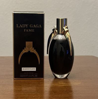 Lady Gaga FAME BLACK FLUID Women Perfume Spray 3.4oz 100ml EDP Eau
