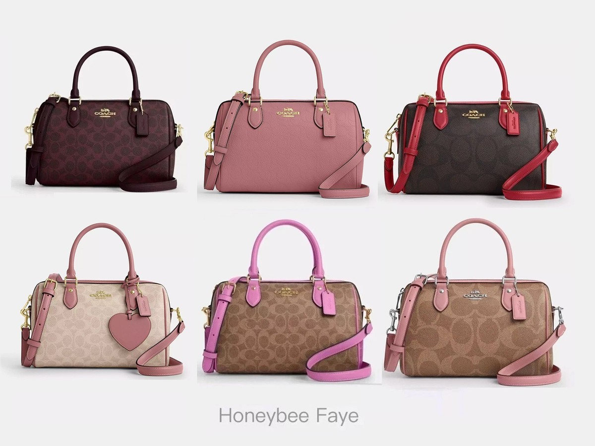 NWT Coach Rowan Satchel Bag In Signature Canvas CV961/CBI78/CCD76