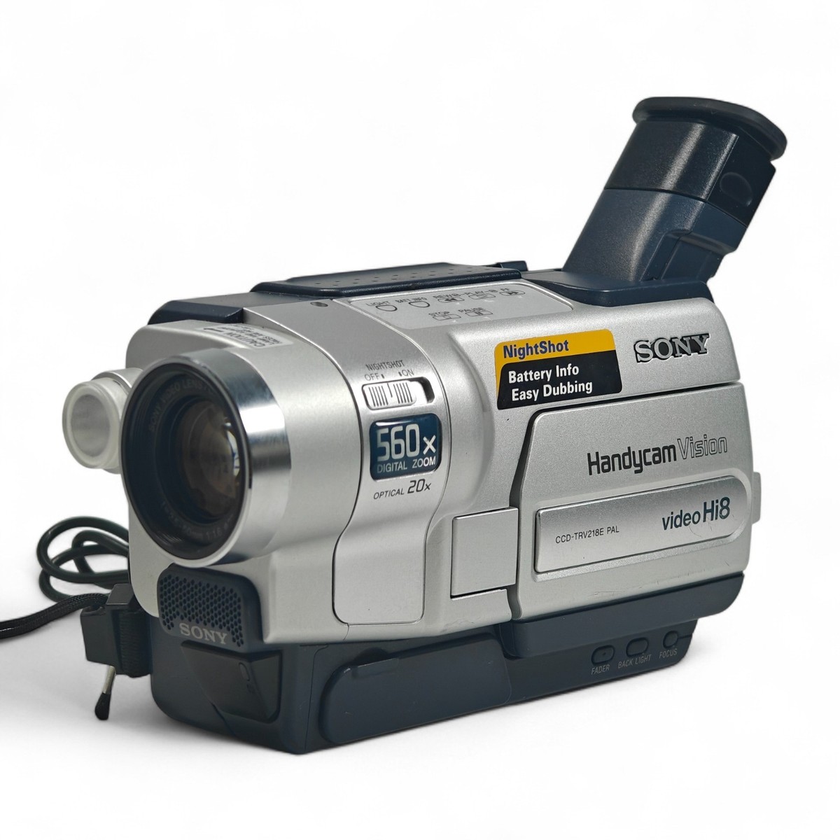 Sony Handycam CCD-TRV218E Camcorder Hi8 Tape 560x Night Vision