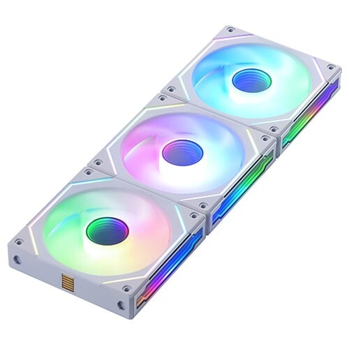LIAN LI UNI FAN SL-INF 120 RGB WHITE 3 PACK/CONTROLLER 120mm